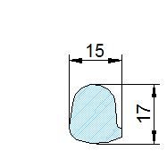 Búvónyílás alsó kerek 306 mm kifelé nyíló (210;211;212;213; 210/B;211/B;212/B;213/B) – 3. műszaki rajz
