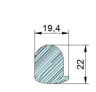 Búvónyílás alsó négyszögletes 432x555 mm kifelenyíló (1500;1501;1502;1500/E;1501/E;1502/E; 1500/B;1501/B;1502/B;1500/E/B;1501/E/B;1502/E/B) – 3. műszaki rajz