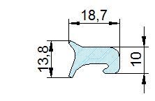 Búvónyílás felső kerek 202 mm kifelenyíló (N/230;N/231;N/232;N/230/B;N/231/B;N/232/B) – 3. műszaki rajz