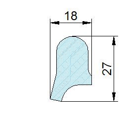 Búvónyílás felső kerek 404 mm kifelenyíló (N/250;N/251;N/252;N/253) – 3. műszaki rajz