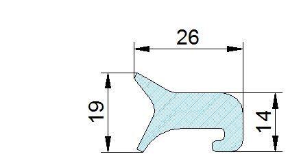 Búvónyílás felső kerek 454 mm kifelenyíló (T1/450;T1/451;T1/452; T1/450/B;T1/451/B;T1/452/B) – 3. műszaki rajz