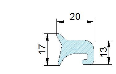 Búvónyílás felső kerek 520 mm kifelenyíló (T1/500;T1/501;T1/502; T1/500/B;T1/501/B;T1/502/B) – 3. műszaki rajz